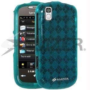  Amzer Luxe Argyle Skin Case   Blue Cell Phones 