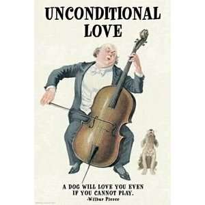 Unconditional Love   12x18 Framed Print in Gold Frame (17x23 finished)
