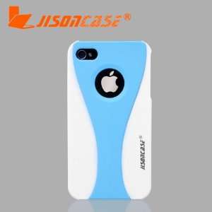    Apple iPhone 4 / 4s FASHION BLUE + WHITE CASE   Faceplate   Case 