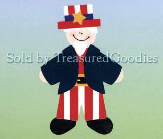 PAPERKINS UNCLE SAM Collectable Paper Doll Die Cuts USA  