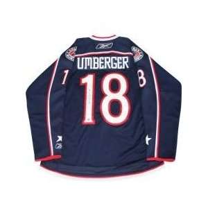  R.J. Umberger Autographed/Hand Signed Pro Jersey Sports 