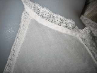 VINTAGE COTTON DELICATE LACE TRIMMED SLIP DRESS NIGHTGOWN NR PRETTY 