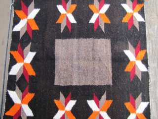 Vintage Navajo Blanket (saddle) 1940s Bolero Star Framed Rug  