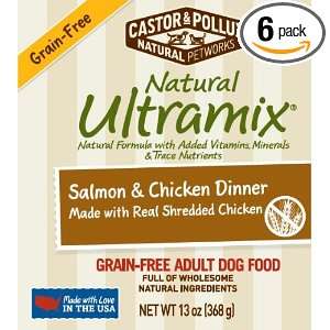 Ultramix Canine Canned Grain Free Chicken and Salmon, 13 Ounce (Pack 