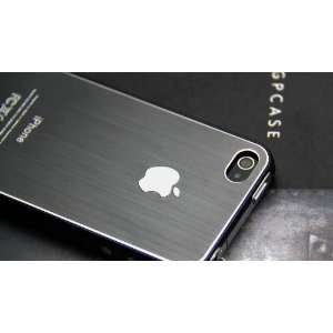  Ultra Thin Hard Case for Apple iPhone 4/4S (Black Steel 