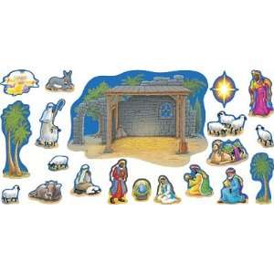  Nativity Bulletin Board Set Toys & Games