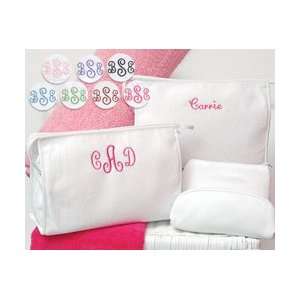  3 Piece Terry Cloth Cosmetic Bags Beauty