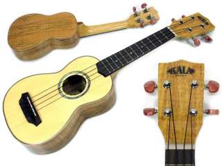 Ohana SK75R Solid Spruce/Rosewood Soprano Ukulele  