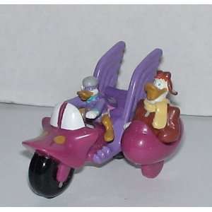  Disney Darkwing Duck Pvc Motorcycle 