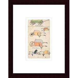   Little Wagon And Wheelbarrow   Artist Henry Lapp  Poster Size 9 X 6