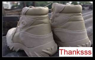 NEW Mens Shoes Tactical Boots 6 S.I. MI BOTTES DESERT Black tan Eur 