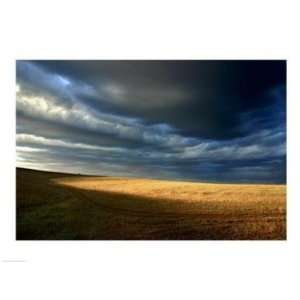   Storm clouds over a landscape, Eyre Peninsula, Australia  24 x 18