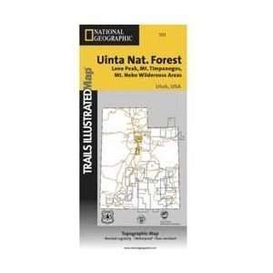  National Geographic Uinta National Forest, Utah Map #701 