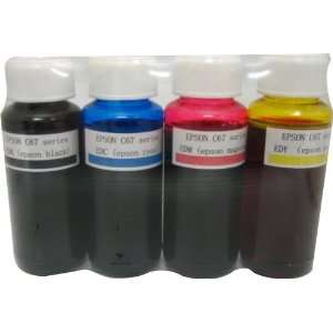  Bulk Ink Refill Bottles Epson C88+ C67 C68 C88 Cx3800 