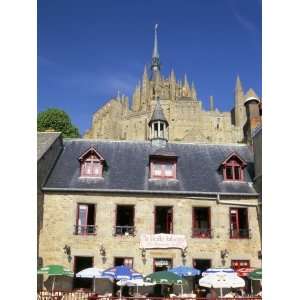  Village, Mont St. Michel, Unesco World Heritage Site, Manche, France 