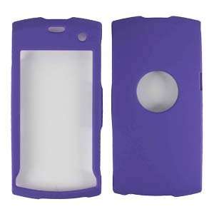  Sony Ericsson u5i Purple Rubberrized HARD Protector Case 