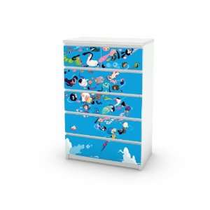 Storm Decal for IKEA Malm Dresser 6 Drawers