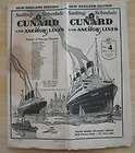 AQUITANIA, BERENGARIA, MAURETANIA, others 1934 brochure  