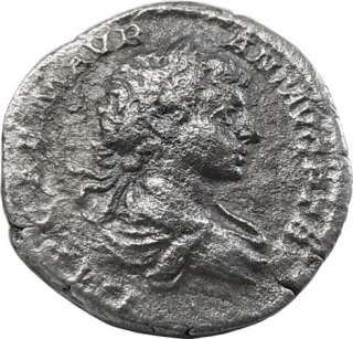 Caracalla AR Denarius Authentic Ancient Roman Coin  