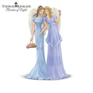  Thomas Kinkade Angels Of Sisterly Love Figurine 