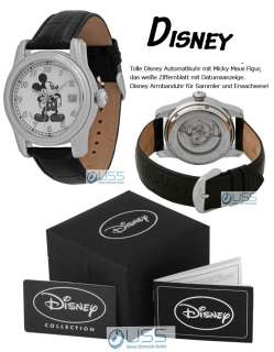 Disney Sammleruhr mit Automatik Uhrwerk, Micky Maus, NEU