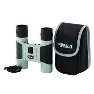  BSA Optics   10X26mm Compact Binocular Silver & Black 