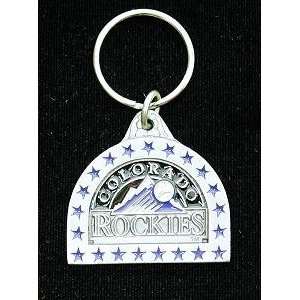  Colorado Rockies Team Logo Key Ring