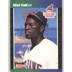  1989 Donruss #73 Mel Hall   Cleveland Indians (Baseball 