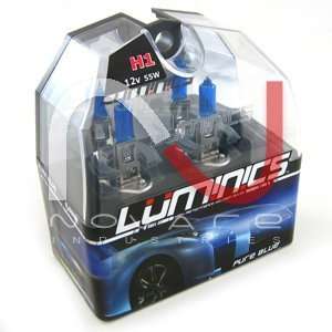   Luminics Pure Blue H1 55W Twin Pack Light Bulbs Automotive