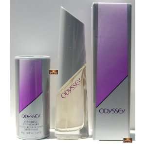 Avon ODYSSEY Eau De Perfume Spray Full Size & Shimmering Body Powder 