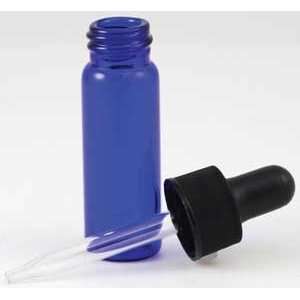  1 Dram Bottle Blue Dropper 