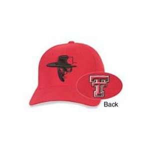  Texas Tech Red Raiders Mascot Fitted College Cap Sports 