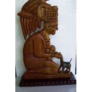  Aztec Warrior with His Dog 