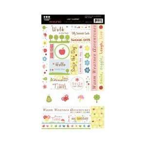    Lazy Summer Textured Cardstock Chit Chat Stickers Electronics