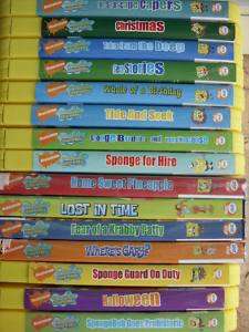 15 Huge lot Spongebob Squarepants DVD License set NEW  