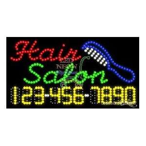Hair Salon LED Business Sign 17 Tall x 32 Wide x 1 Deep