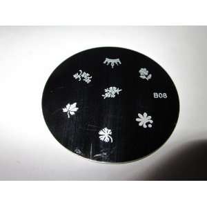  Stamping Nail Art Image Plate   B08 Beauty