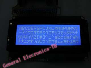 LCD2004 white on blue backlight with arm7/arm9/arduino  