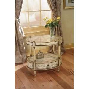    Butler Specialty Oval Accent Table Tuscan Cream
