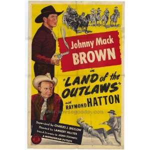  Land of the Outlaws (1944) 27 x 40 Movie Poster Style A 