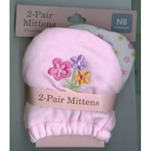   Carters Child of Mine Baby Infant No Scratch Mittens Pink NB Baby