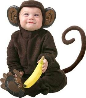 Cute Infant Baby Monkey Halloween Costume, 12 18 Months