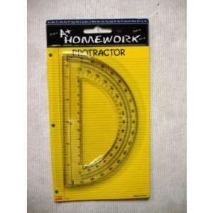  Protractor   6   180 degrees   plastic Case Pack 48 
