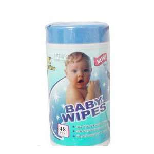  Baby Wipes pop up Jar 48 wipes