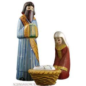    Nativity Figurines Mary Joseph and Baby Jesus