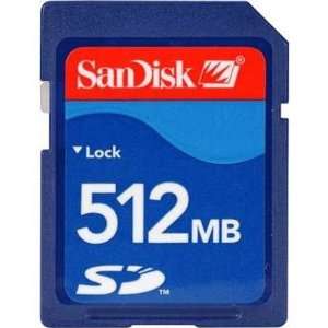  SanDisk 512MB Secure Digital Card (SDSDB 512, Hassle Free 