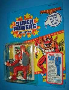 SUPER POWERS Collection rare PARADEMON figure,Kenner 1985,w/clark kent 