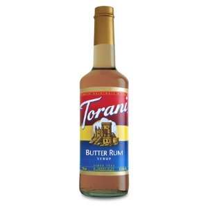 Torani Butter Rum Syrup 750mL  Grocery & Gourmet Food