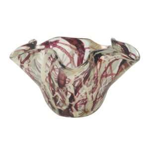  Dale Tiffany PG70703 Roxbury Ruffle Decorative Bowl, 13 