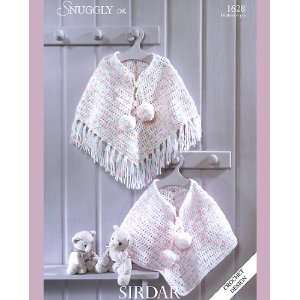  Snuggly Crochet Poncho (#1628) Arts, Crafts & Sewing